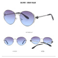 Round Good Seller Designer UV400 Metal Sunglasses